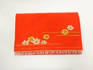 リサイクル　綴れ花模様織出し懐紙入れ